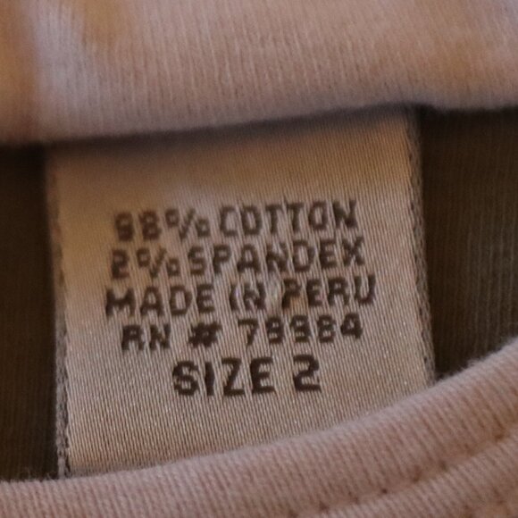 Chico's Green and White Short Sleeve Layered Look Tee Size 2 (US Large) - Picture 3 of 10